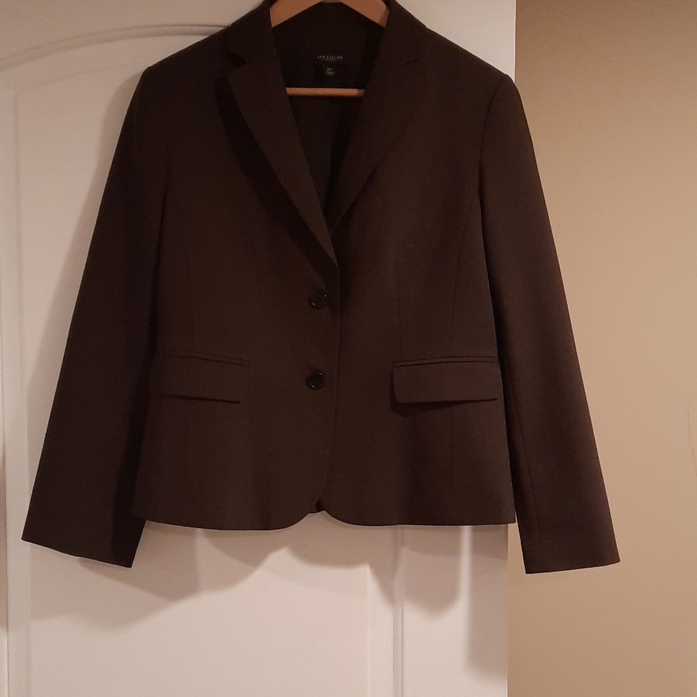 Ann Taylor Brown Suit Jacket